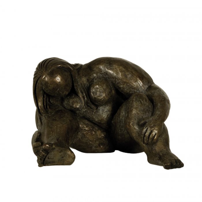 sculpture bronze femme aurore