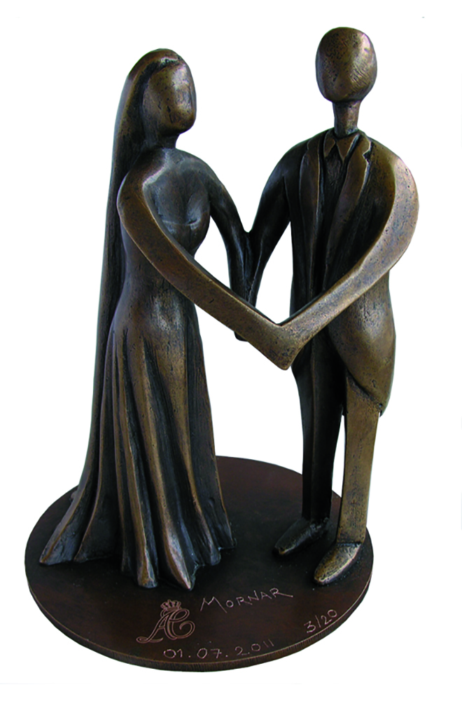 sculpture mariage prince de monaco